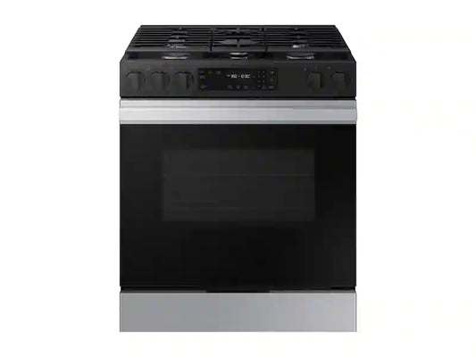 Samsung - Bespoke 6.0 Cu. Ft. Slide-In Gas Range with Air Sous Vide - Stainless Steel - NSG6DG8500SRAA (0LN07DAX800005T)