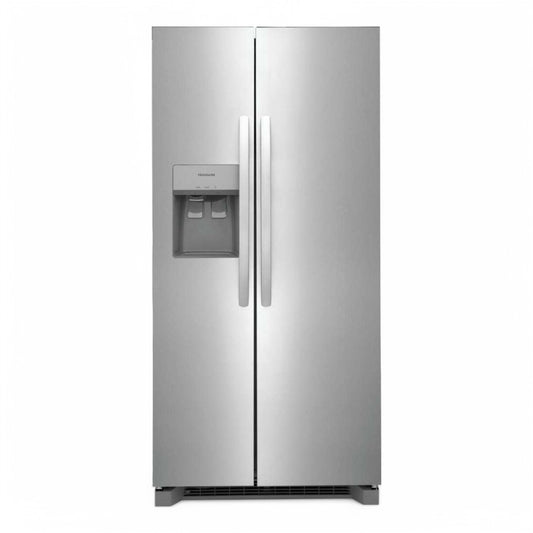 Frigidaire - 22.3 Cu. Ft. 33'' Standard Depth Side by Side Refrigerator - Stainless Steel  - FRSS2323AS- SN 4A43903151