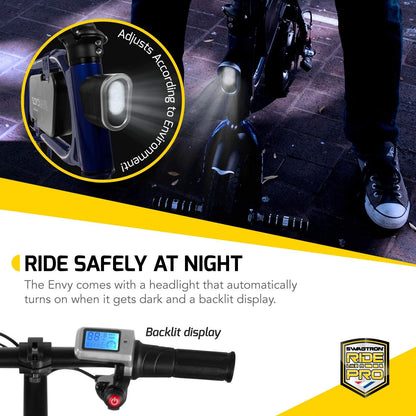 Swagtron SwagCycle SCE-1 12T 200W Envy Steel Frame Folding Electric Bike 14" Frame Black Holds up to 264 lbs, Up to 9 miles per charge  36860-2-R
