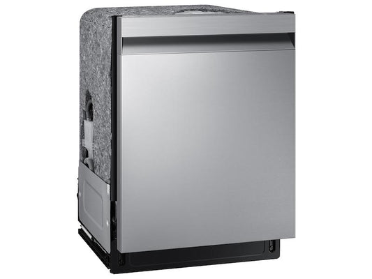 BLP00636 - Samsung 24 in. Built-In Tall Tub Smart 46 dBA Dishwasher in Stainless Steel with StormWash and AutoRelease Door - DW80CG5450SRA