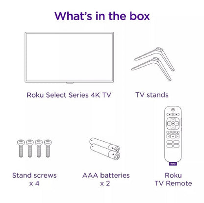 Roku 55" Select Series 4K HDR Smart Roku TV with Roku TV w/ Remote - 55R4A4