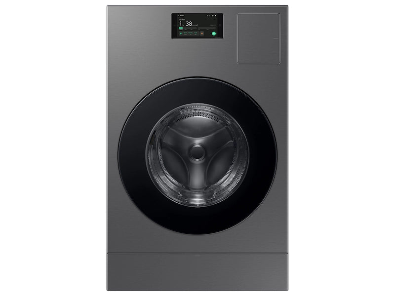 Samsung - Bespoke AI Laundry Combo 5.3 Cu. Ft. All-in-One Washer with Super Speed and Ventless Heat Pump Electric Dryer - Dark Steel - WD53DBA900HZA1 (1MYH53AX802024P)