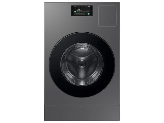 Samsung - Bespoke AI Laundry Combo 5.3 Cu. Ft. All-in-One Washer with Super Speed and Ventless Heat Pump Electric Dryer - Dark Steel - WD53DBA900HZA1 (1MYH53AX802024P)