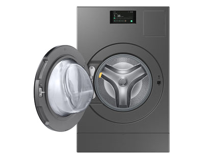 Samsung - Bespoke AI Laundry Combo 5.3 Cu. Ft. All-in-One Washer with Super Speed and Ventless Heat Pump Electric Dryer - Dark Steel - WD53DBA900HZA1 (1MYH53AX802024P)