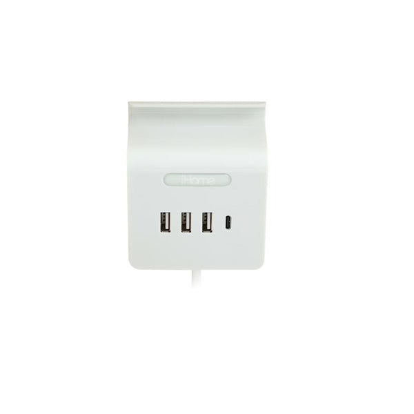 iHome 4 Port USB Charging Hub with Phone Holder - Gray 2IHCH2267G4L2