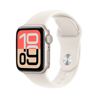 Apple Watch SE 3 40mm Starlight Aluminum Case GPS Starlight Sport Band MEH34LW/A