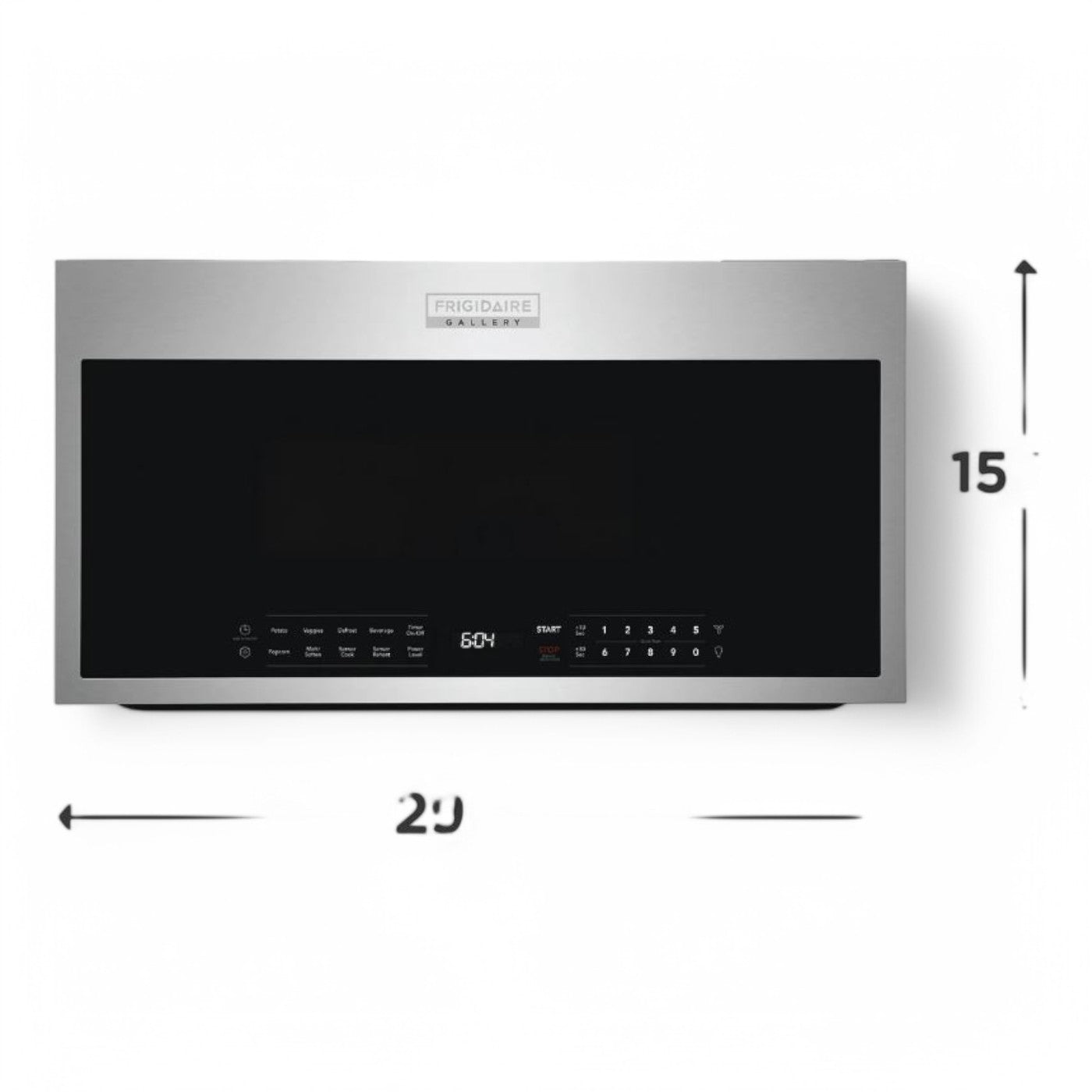 Frigidaire Gallery - 1.9 Cu. Ft. Over-The-Range Microwave with Sensor Cook - Stainless Steel - GMOS1964AF- SN KG40933994