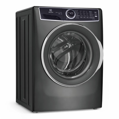 Electrolux - 4.5 Cu.Ft. Stackable Front Load Washer with Steam and LuxCare Plus Wash System - Titanium - ELFW7537AT- SN 4C41701571