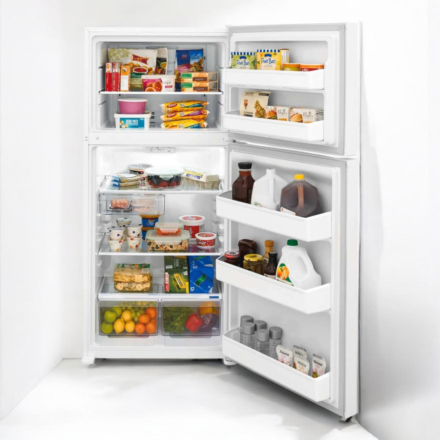 Frigidaire - 18.3 Cu. Ft. Top Freezer Refrigerator - White  - FFTR1835VW- SN BA44202020