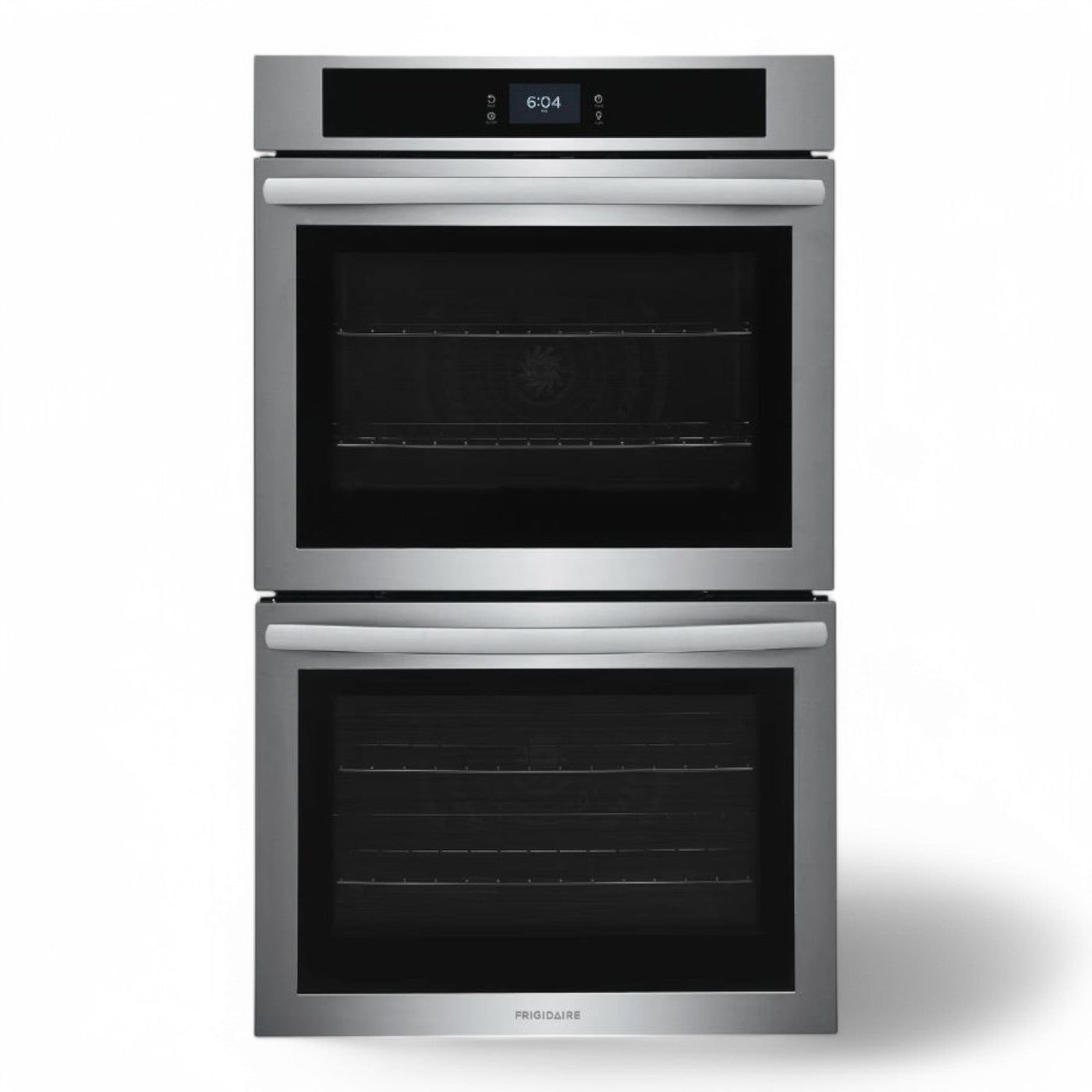 Frigidaire - 30 in. Double Electric Wall Oven with Convection - Stainless Steel - FCWD3027AS- SN VF43847478