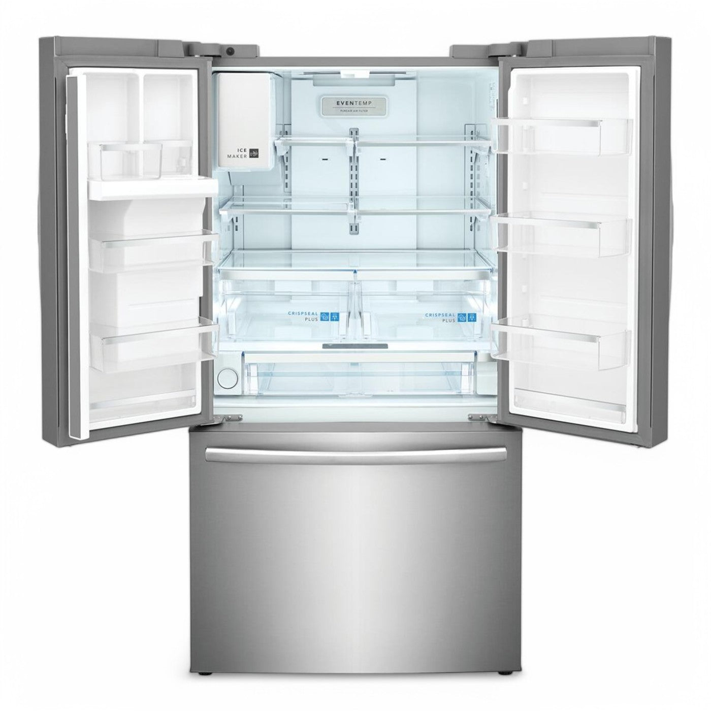 Frigidaire Gallery - 27.8 Cu. Ft. French Door Refrigerator - Stainless Steel  - GRFS2853AF- SN 4A44103404