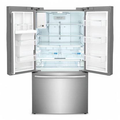 Frigidaire Gallery - 27.8 Cu. Ft. French Door Refrigerator - Stainless Steel  - GRFS2853AF- SN 4A44103404