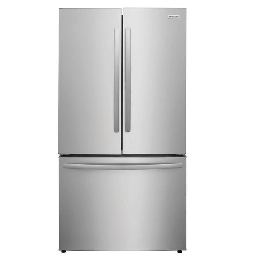 Frigidaire - 36 in 28.8 cu. ft. Standard Depth French Door Refrigerator in with Internal Water Dispenser - Stainless Steel  - FRFN2813AF- SN 4A43810384