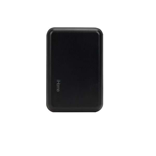 iHome 5000mAh Magnetic Portable Power with USB-A, Black  2IHPP1008BLKCB