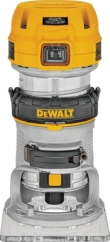 AC250809 DEWALT DWP611 Compact Router with LED, 7 A, 16,000 to 27,000 rpm Load Speed, 1-1/2 in Max Stroke