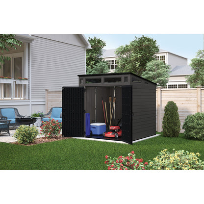 SUNCAST MODERN 7X7 STORAGE SHED - 282661 MSRP-1199.99 BJF250006