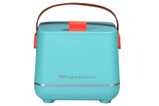 Frigidaire EFMIS308 Top Opening 6 Cans/4L Beverage Insulated Fridge Or Cooler Up To 8 Hrs, With Wall And Car Outlet  Blue EFMIS308-BLUE-R