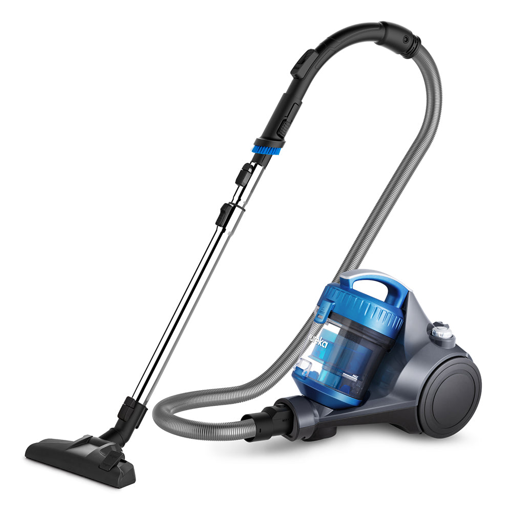 Eureka WhirlWind Bagless Canister 2.5L Vacuum Cleaner, Lightweight Vac for Carpets and Hard Floors, Blue NEN110A-R