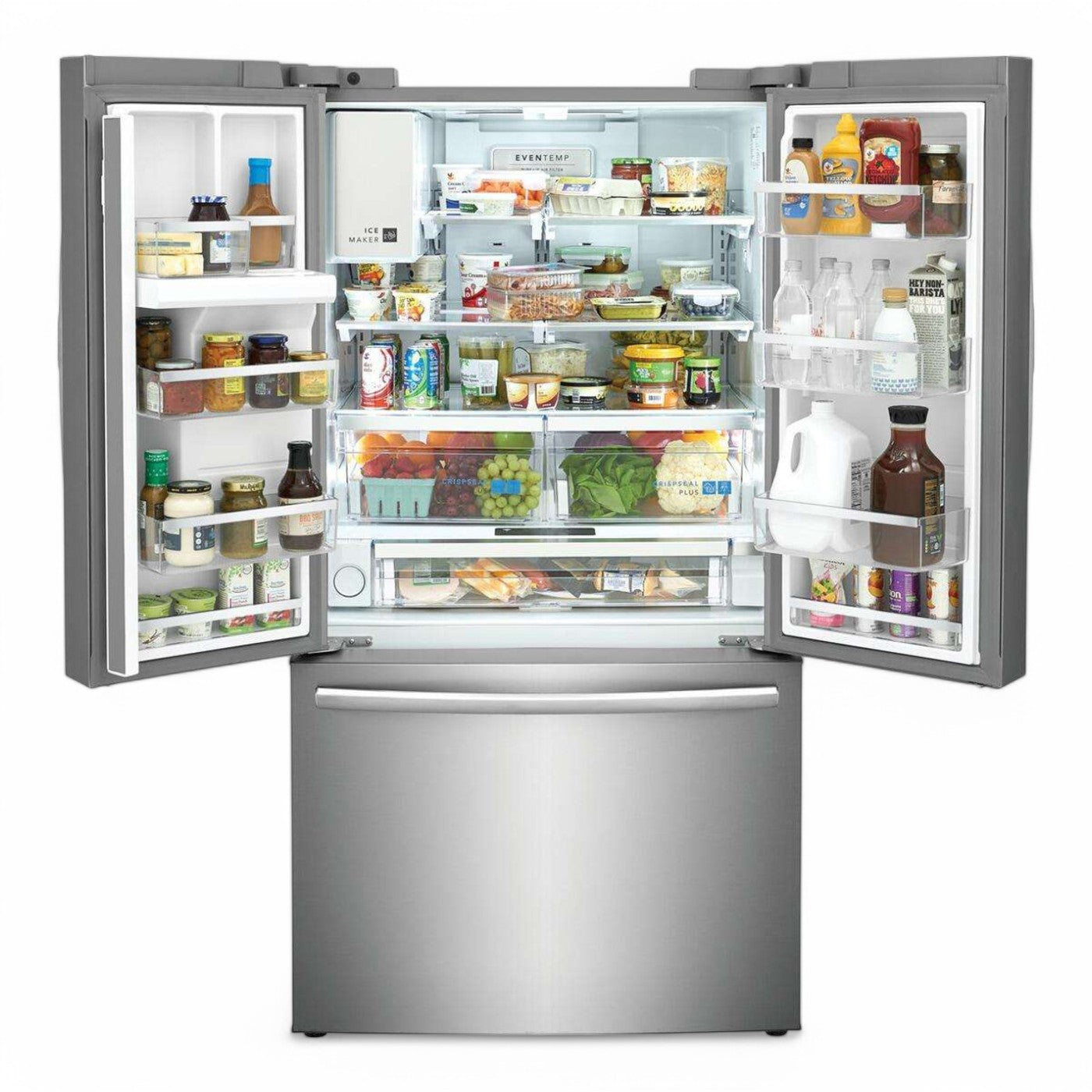 Frigidaire Gallery - 27.8 Cu. Ft. French Door Refrigerator - Stainless Steel  - GRFS2853AF- SN 4A44103404