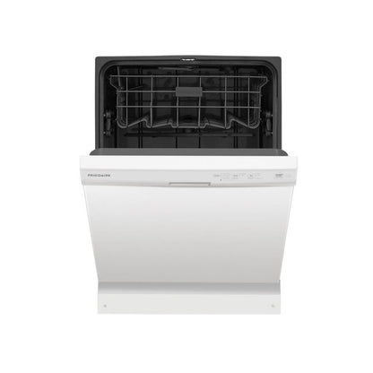 Frigidaire - 24 in Front Control Built-In Tall Tub Dishwasher with 4-cycles and DishSense Sensor Technology - White  - FDPC4314AW- SN TH44000153