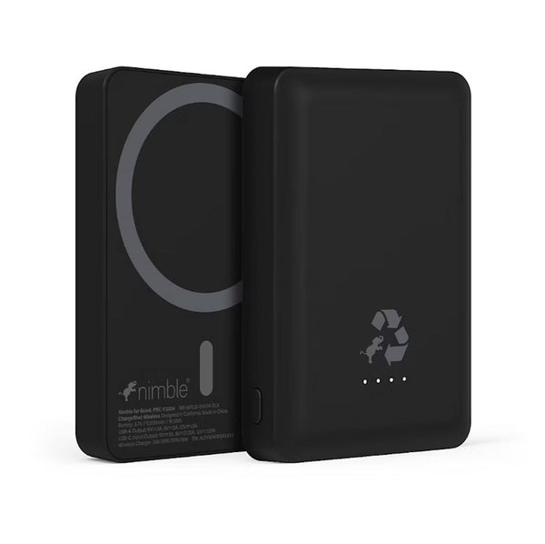 Nimble ChargShot Wireless 5,000mAh Magnetic Wireless Battery Pack - 2 Pack NB-WRLS-15W5K-12534