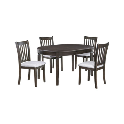 HAMILTON 5PC ROUND DINING SET WITH LEAF - 325495 MSRP-599.99 BJF250042