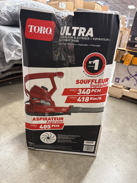 AC250010 Toro Ultra 260 mph 340 CFM 110 V Electric Handheld Leaf Blower/Vacuum