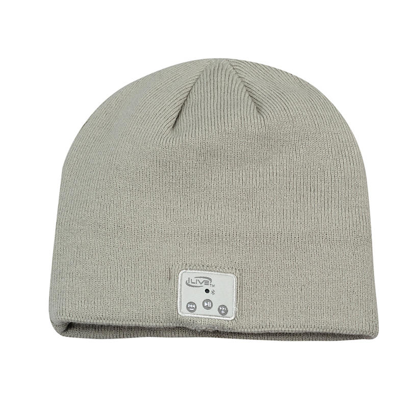 iLive Wireless Knit Cap with Built-in Speaker and Microphone, Grey, IAKB45G