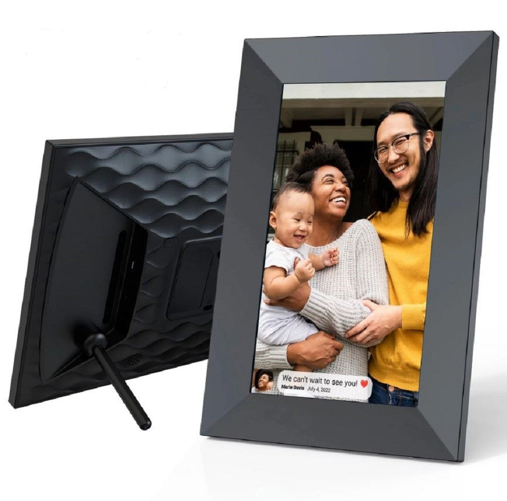 ONN 10” Wi-Fi Digital Picture Frame Free Frameo app (iOS & Android) 16GB 100096733-R-BF