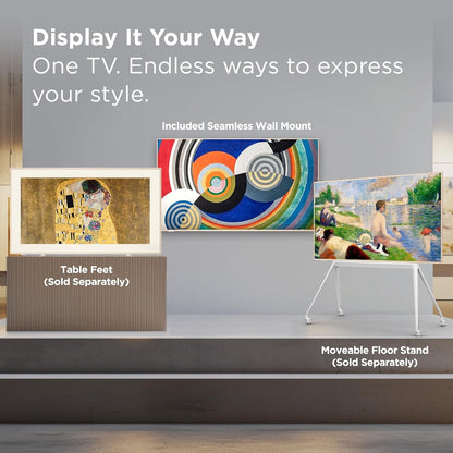 AZ0000000002915 TCL 85" Class 85A300W NXTVISION Series 4K QLED Art TV with Magnetic Frame AS IS NO WARRANTY