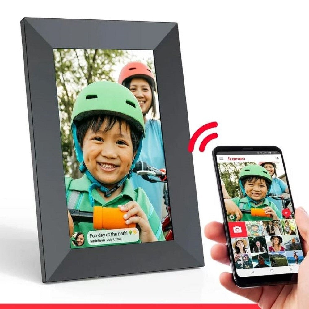 ONN 10” Wi-Fi Digital Picture Frame Free Frameo app (iOS & Android) 16GB 100096733-R-BF