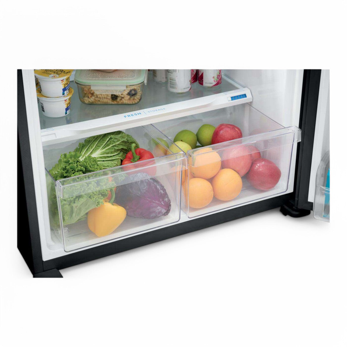 Frigidaire - 20.0 Cu. Ft. Top Freezer Refrigerator - Black  - FFHT2045VB- SN BA44109047