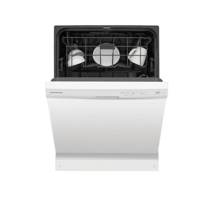 Frigidaire - 24 in Front Control Built-In Tall Tub Dishwasher with 4-cycles and DishSense Sensor Technology - White  - FDPC4314AW- SN TH44000153