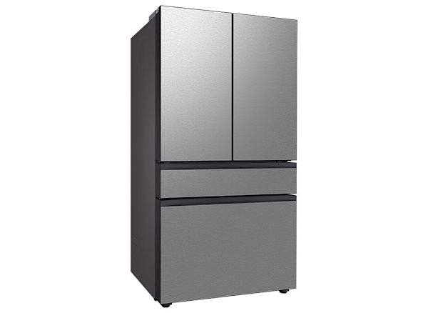 BLP00808 - Samsung Bespoke 29 cu. ft. Standard Depth 4-Door French Door Refrigerator in Stainless Steel with Beverage Center RF70F29MERAA