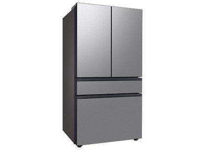 BLP00808 - Samsung Bespoke 29 cu. ft. Standard Depth 4-Door French Door Refrigerator in Stainless Steel with Beverage Center RF70F29MERAA