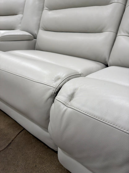 CS260028 AUBREY 7-PIECE LEATHER POWER ZERO GRAVITY RECLINING SECTIONAL