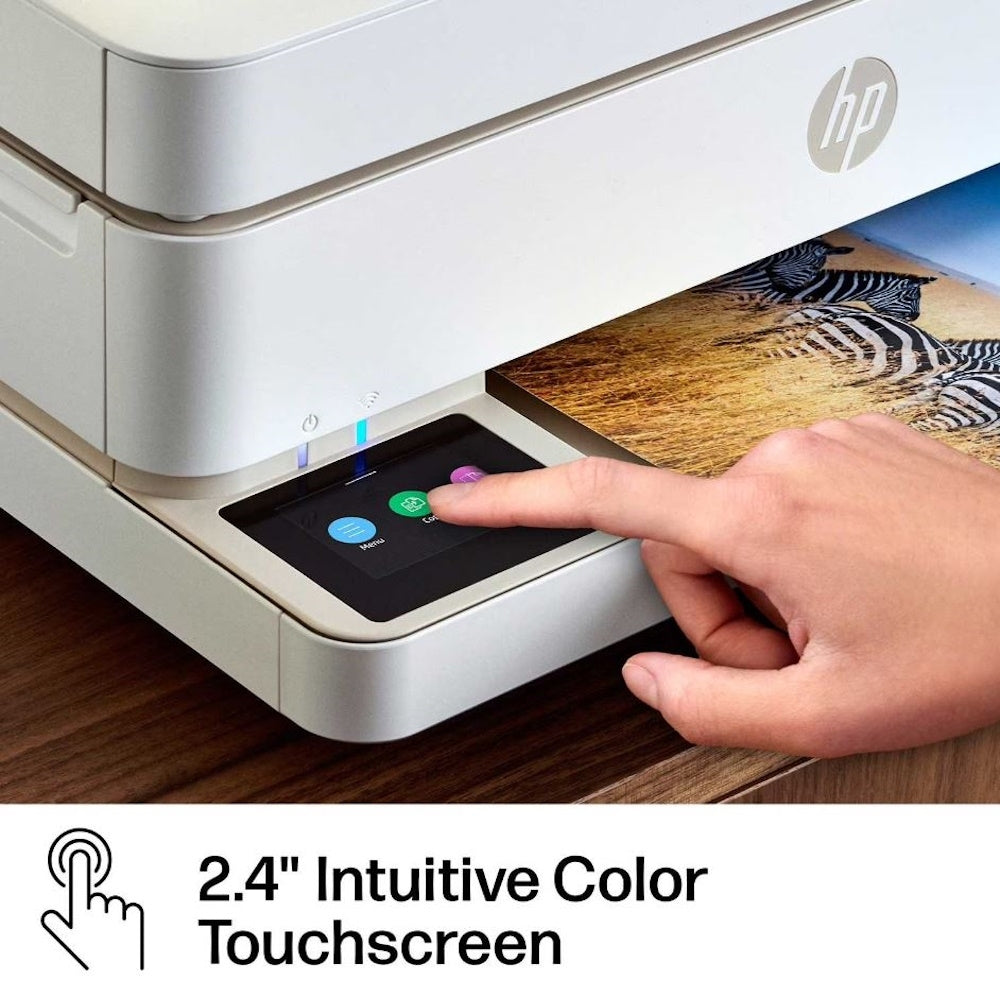 HP Envy 6558E Wireless All-in-One Color Photo Inkjet Printer White 714N8A