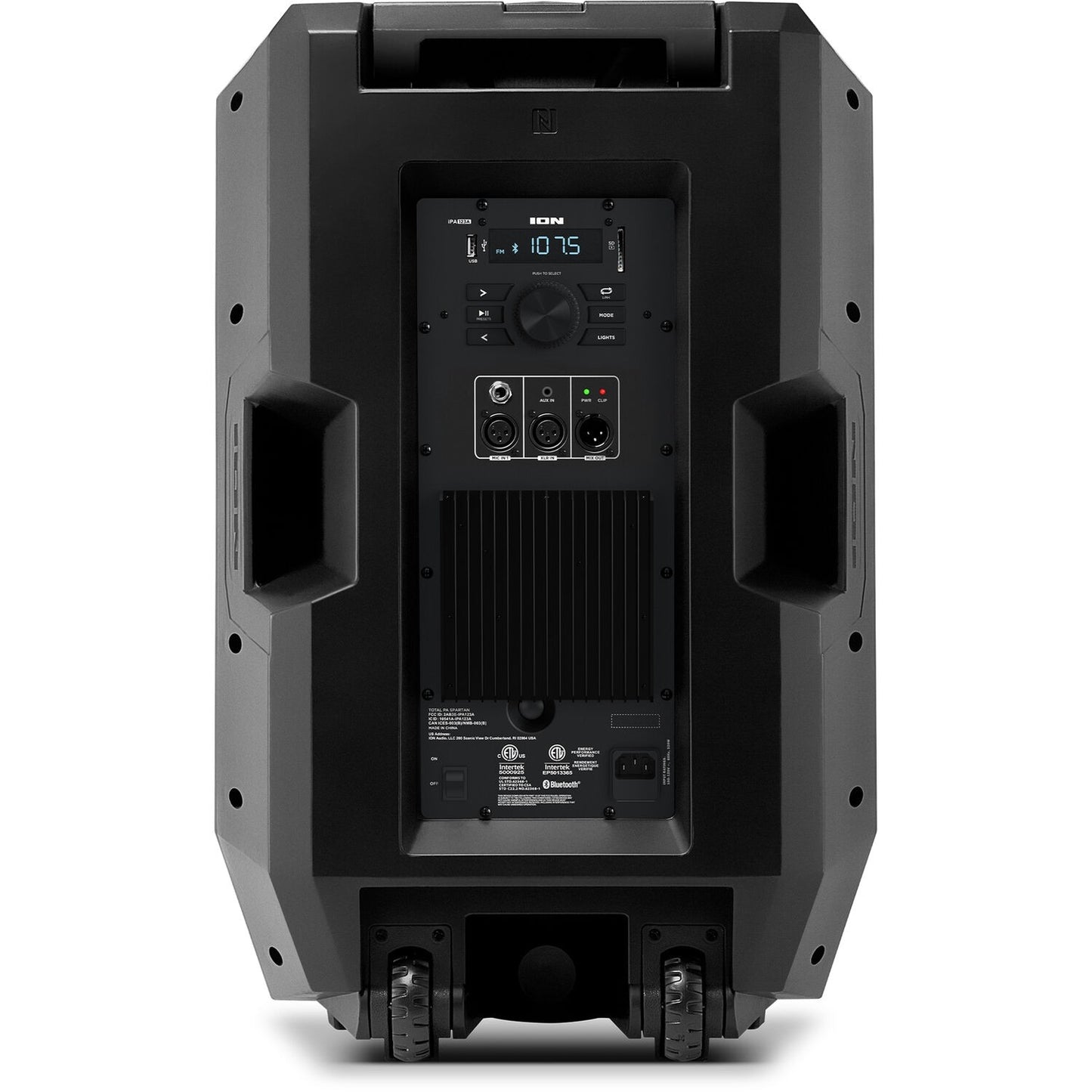 ION Audio Total PA Spartan Bluetooth PA System with Mic & Stand IPA123A Black IPA123A-O