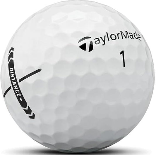 AC250767 TaylorMade Distance+ Golf Balls (White, 3pk) 1 Sleeve 2025
