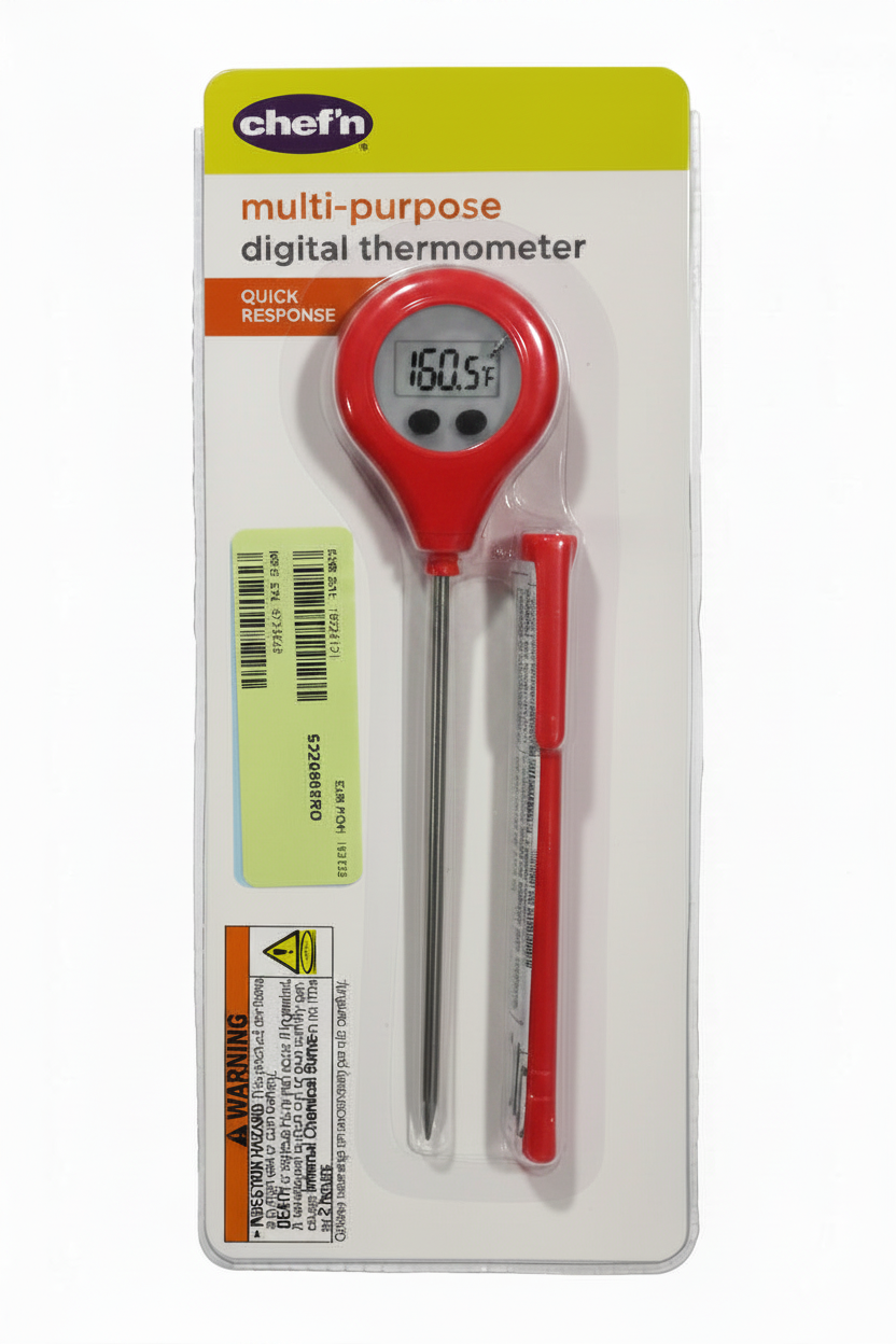 MOLTI-PURPOSE DIGITAL THERMOMETER RED