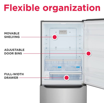 Frigidaire - GalleryÂ 28.8 Cu. Ft. Standard-Depth French Door Refrigerator - Stainless Steel - GRBN2012AF- SN 1K42376658