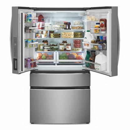 Frigidaire - Gallery 27.2 Cu. Ft. 4-Door French Door Refrigerator - Stainless Steel - GRMN2872AF- SN 1K42077399