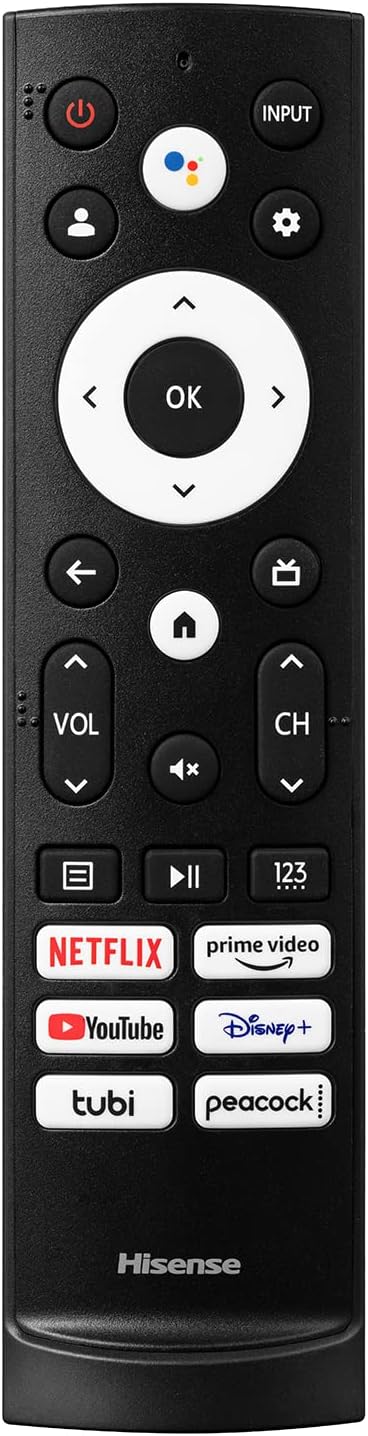 Hisense - 65" Class A6 Series LED 4K UHD HDR Smart Google TV 65A6H-CD