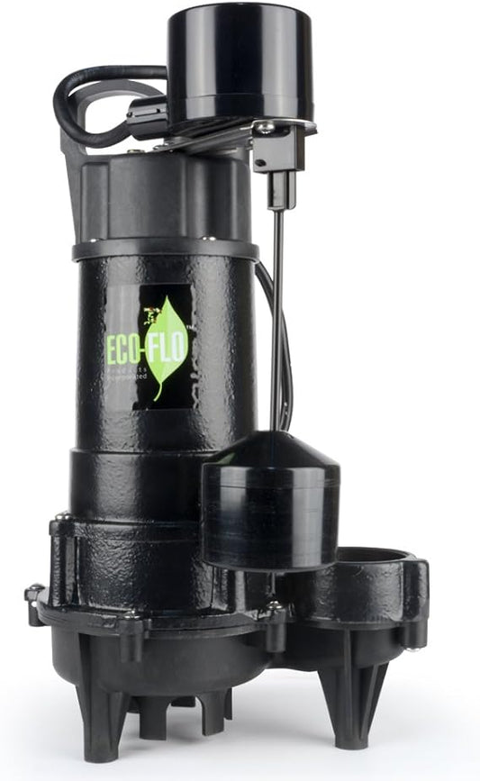 AC250615 ECO-FLO PRODUCTS INCORPORATED ECD75V, 3/4 HP , Black