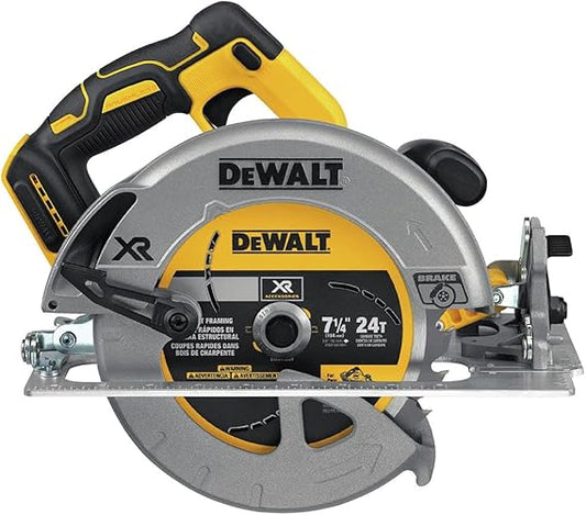 AC250206 DEWALT 20V MAX 7-1/4-Inch Cordless Circular Saw with Brake, Bare Tool Only