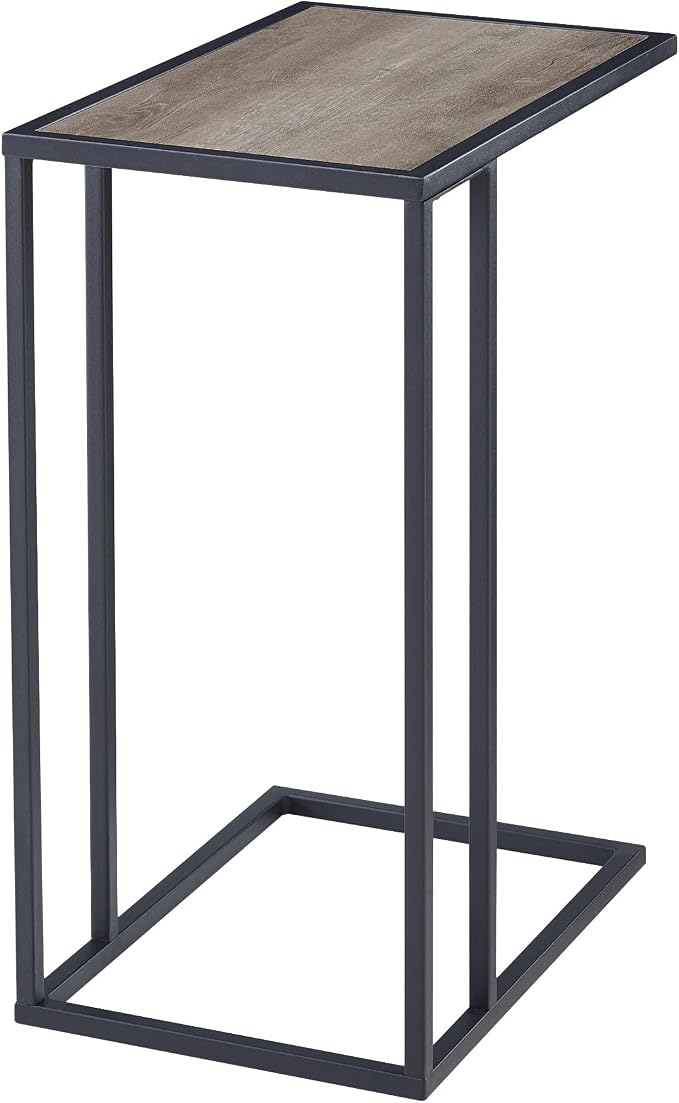 Eden Bridge Designs Modern Industrial Square End Table AF20SCSTGW-O