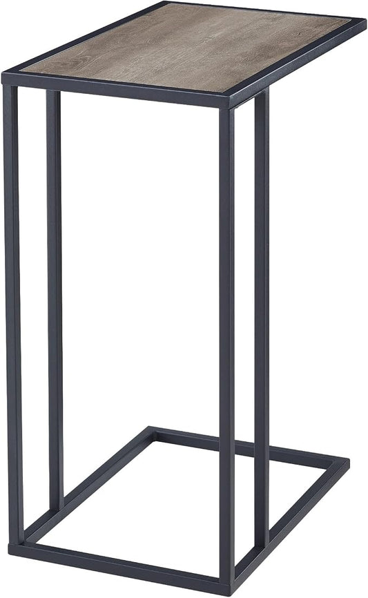Eden Bridge Designs Modern Industrial Square End Table AF20SCSTGW-O