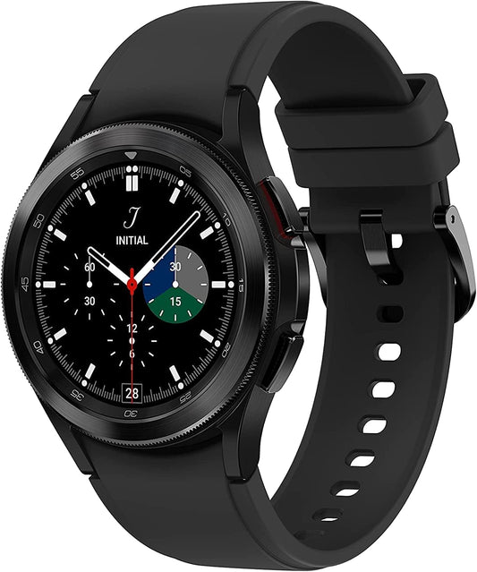 SM-R880NZKAX-R, SAMSUNG Galaxy Watch 4 Classic 42mm Smartwatch with ECG Monitor Tracker for Health, Fitness, Running, Sleep Cycles, GPS Fall Detection, Bluetooth, US Version, Black