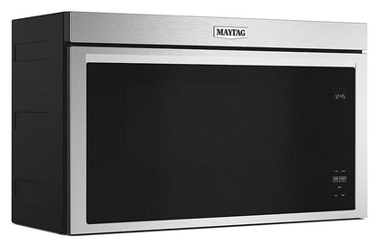 BLP00411 - Maytag - 30 in. W 1.1 cu. ft. Fingerprint Resistant Stainless Steel Flush Built-In 1000-Watt Over the Range Microwave