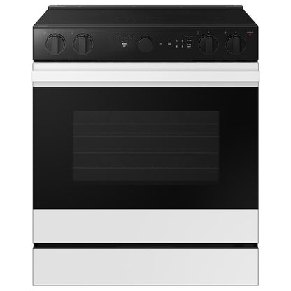 BLP00352 - Samsung - Bespoke Smart Slide-In Electric Range 6.3 cu. ft. with Air Sous Vide & Air Fry - Matte Black Steel